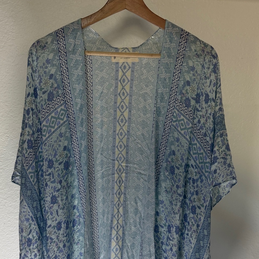 Blue Patterned Kimono/ Lucky Brand
